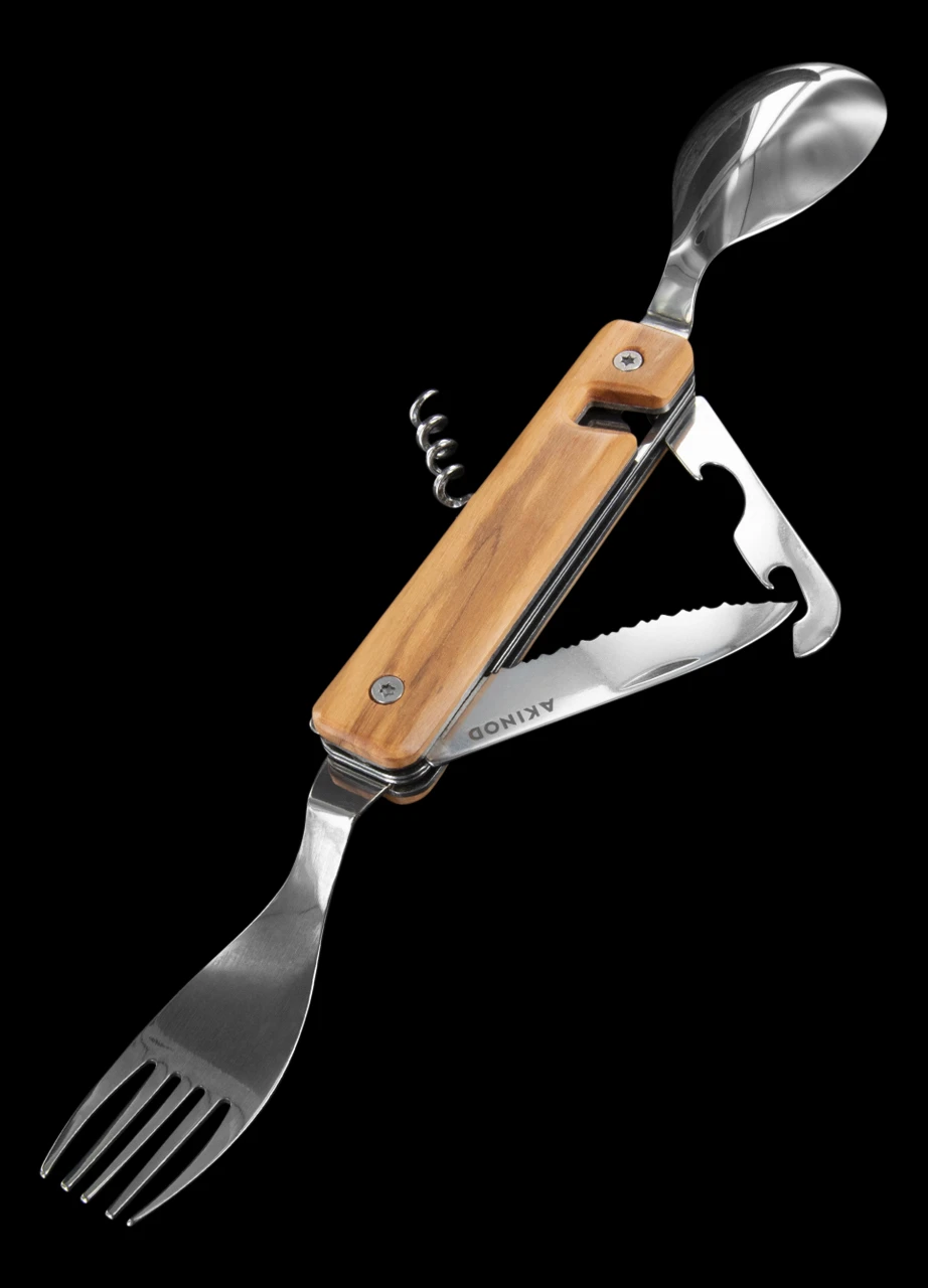 Akinod 13H25 Folding Cutlery Set 3 Akinod 13H25 Folding Cutlery Set