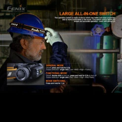 Fenix HM70R Headlamp -Survivor Gear Shop HM70Rdet4 32886.1638983884