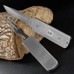 Marbles G.I. Knife And Fork Combo -Survivor Gear Shop MR652 52074.1679585147