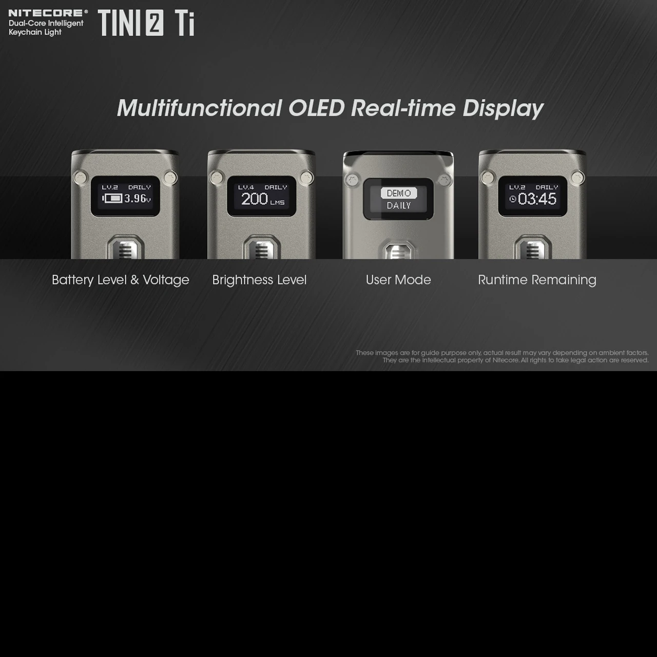 Nitecore TINI 2 Titanium 3 Nitecore TINI 2 Titanium