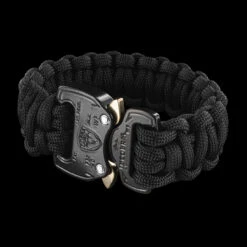 RCP AustriAlpin COBRA Paracord Bracelet Black -Survivor Gear Shop RCP PB BK BLK 803 15403.1665490943