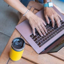 Klean Kanteen TKWide Insulated (355ml) Café Cap -Survivor Gear Shop WIT K12TKWPCC BKdet7 43999.1612456490