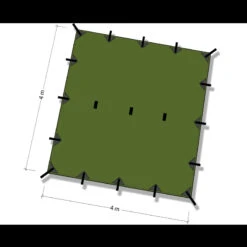 DD Hammocks 4 X 4 Tarp -Survivor Gear Shop dd 011det 27246.1587395103