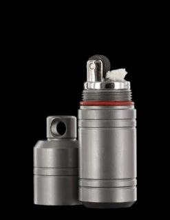 Titech Titanium Peanut Lighter Stonewash -Survivor Gear Shop dem t37det 18960.1656429478