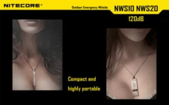 Nitecore Single Chamber Whistle -Survivor Gear Shop nitecore nws10det3 89701.1587389204
