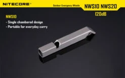 Nitecore Single Chamber Whistle -Survivor Gear Shop nitecore nws10det4 87528.1587389200