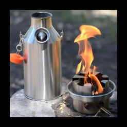 Kelly Kettle Trekker Kit Stainless Steel -Survivor Gear Shop trekkersteel2 48283.1643970480