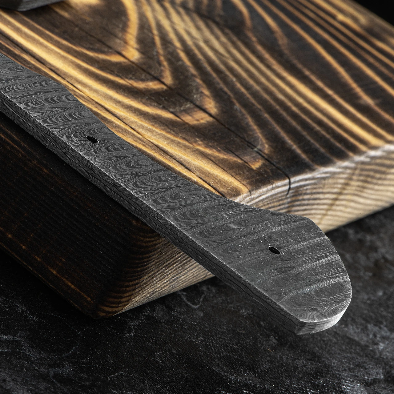 Hatchet Blade Blank Damascus 3 Hatchet Blade Blank Damascus