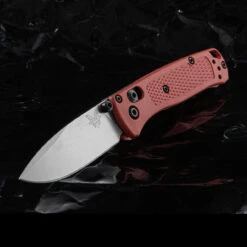 Benchmade 533-04 Mini Bugout Mesa Red Folding Knife -Survivor Gear Shop BM533 04.3 42973.1691486942