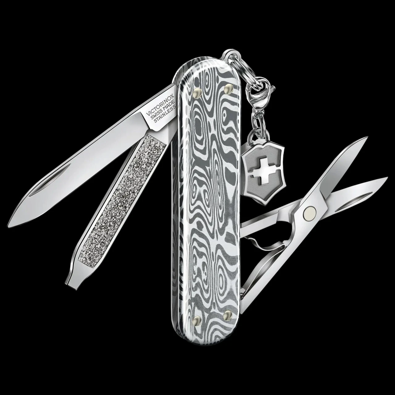 Victorinox Classic SD Brilliant Damascus 7 Victorinox Classic SD Brilliant Damascus - Image 5