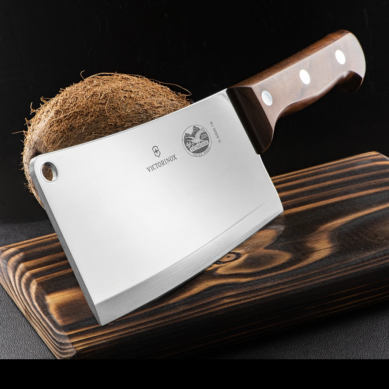 Victorinox Wood Kitchen Cleaver Maple 6 Victorinox Wood Kitchen Cleaver Maple - Image 4