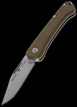 Buck Saunter Folder Clip Point Folding Knife -Survivor Gear Shop BU250GRS1.1 29286.1692977922