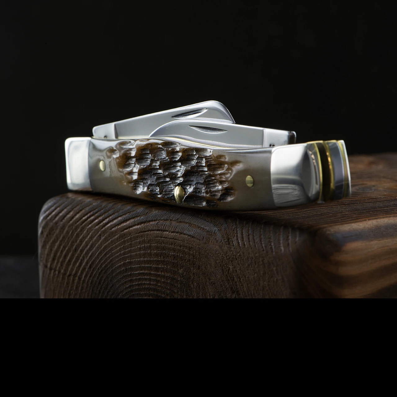 Case Stockman Amber Bone Carbon 4 Case Stockman Amber Bone Carbon - Image 2