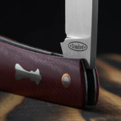 Chris Crawford Custom EDC-B Slipjoint Red -Survivor Gear Shop CUS BS23 23det2 09612.1687954440.1280.1280 57021.1687963448