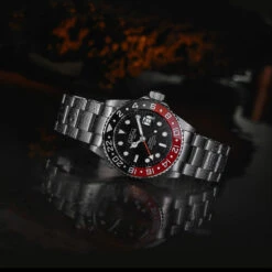Davosa Ternos Pro GMT Automatic Black/Red Pentalink -Survivor Gear Shop DAVOS 16157109.1 93288.1646752407