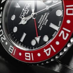 Davosa Ternos Pro GMT Automatic Black/Red Pentalink -Survivor Gear Shop DAVOS 16157109det5 62526.1627315300