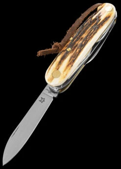 Fox Multipurpose Pocket Knife Stag 7 -Survivor Gear Shop FOX 226 7 SCE02 50572.1678276056