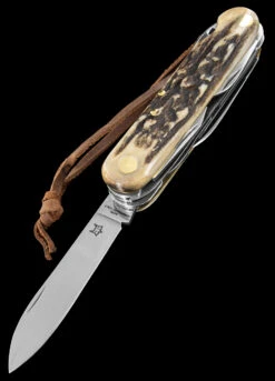 Fox Multipurpose Pocket Knife Stag 8 11 Fox Multipurpose Pocket Knife Stag 8 -Survivor Gear Shop FOX 226 8 SCE02 89842.1678276553