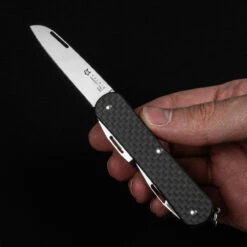 Fox Vulpis 3 Carbon Fibre Penknife -Survivor Gear Shop FOX FX VP130 3CF 37404.1688656750.1280.1280 44595.1688741334