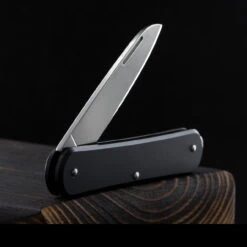 Fox Vulpis 1 Aluminium Penknife -Survivor Gear Shop FOX FX VP130BK4det6 51331.1686582623