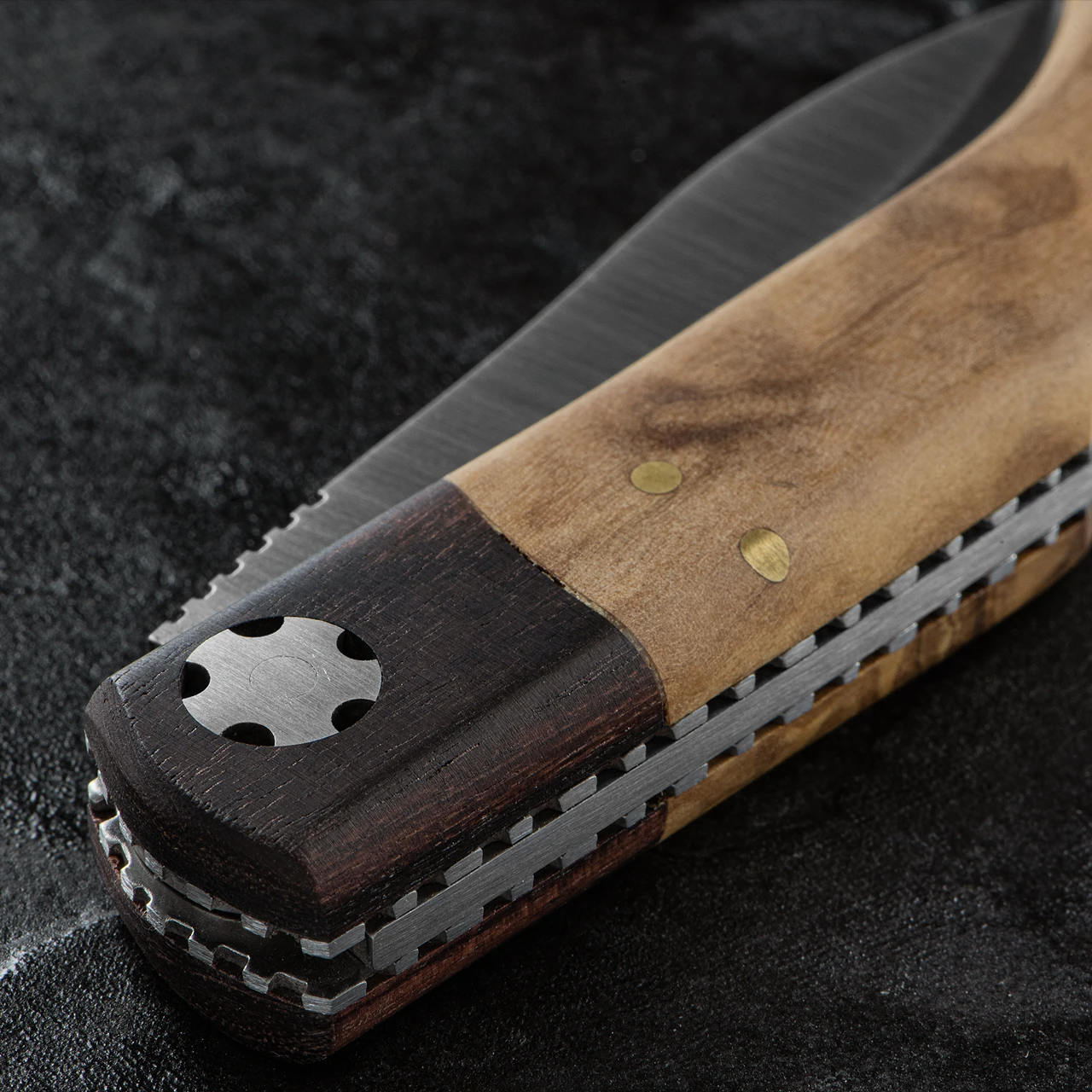 Joker Pachon NO-98 Olive Rose Penknife 4 Joker Pachon NO-98 Olive Rose Penknife - Image 2