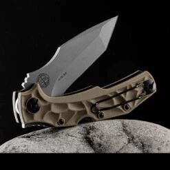 Pohl Force Bravo Two Classic FDE Folding Knife -Survivor Gear Shop POHL 1079.4 84710.1690215750