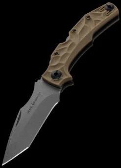 Pohl Force Bravo Two Classic FDE Folding Knife -Survivor Gear Shop POHL 1079 24319.1690215750