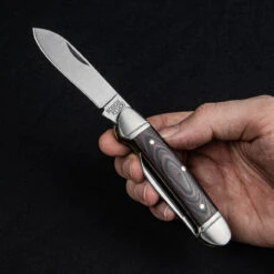 Rough Rider Canoe G10 Black And Red Penknife -Survivor Gear Shop RR2297 87022.1687343069