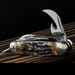 Rough Rider Kamp King Cinnamon Folding Knife -Survivor Gear Shop RR2424.2 12150.1685442924