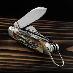 Rough Rider Kamp King Cinnamon Folding Knife -Survivor Gear Shop RR2424.4 92880.1685442924