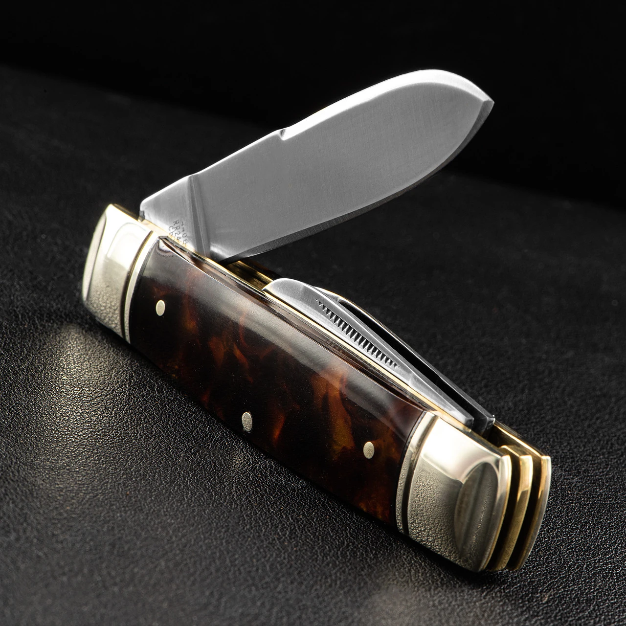 Rough Rider Whittler Imitation Tortoise 6 Rough Rider Whittler Imitation Tortoise - Image 4