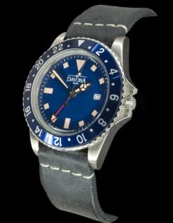 Davosa Vintage Diver Quartz Blue -Survivor Gear Shop davos 162 500 45 53086.1646670613