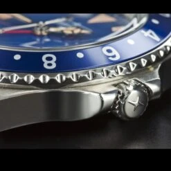 Davosa Vintage Diver Quartz Blue -Survivor Gear Shop davos 162 500 45det3 36470.1646670613