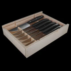 Due Cigni Steak Knife Set Of 6 -Survivor Gear Shop fox 2c1019rset6 2 24677.1591784111